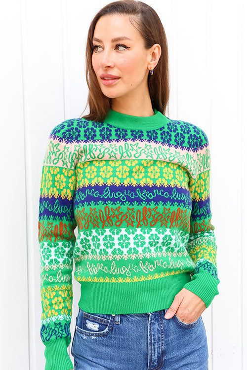 Lingua Franca Logo Knit - FINAL SALE