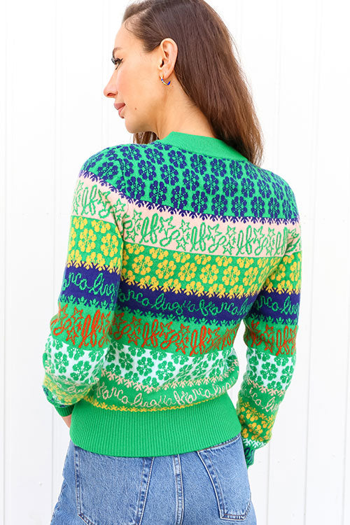 Lingua Franca Logo Knit - FINAL SALE