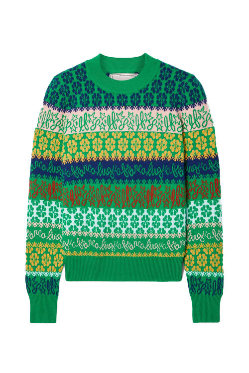 Lingua Franca Logo Knit - FINAL SALE