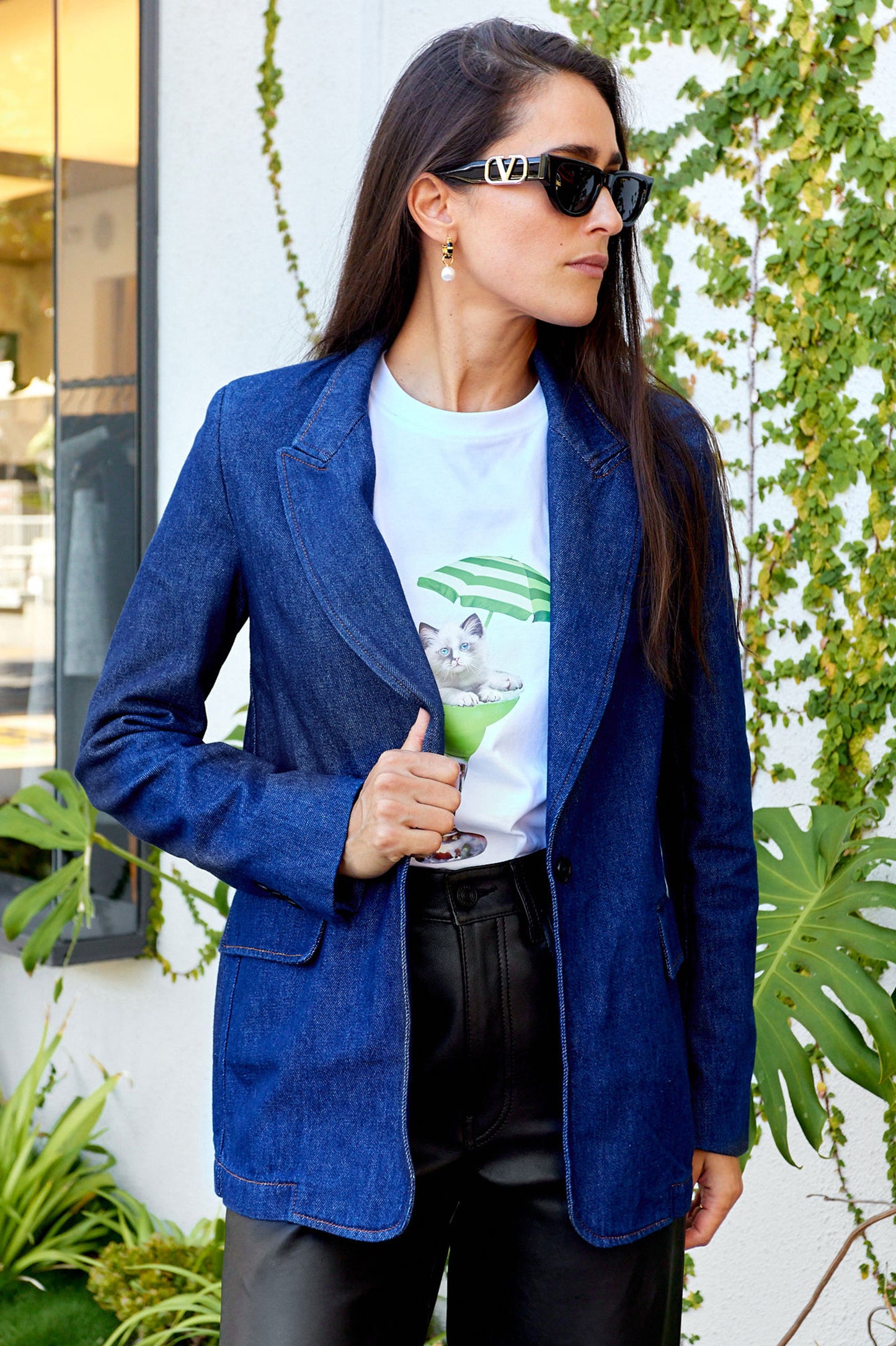 Denim Blazer - FINAL SALE