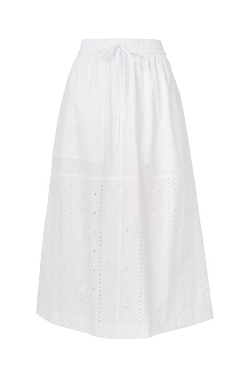 Broderie Midi Skirt - FINAL SALE