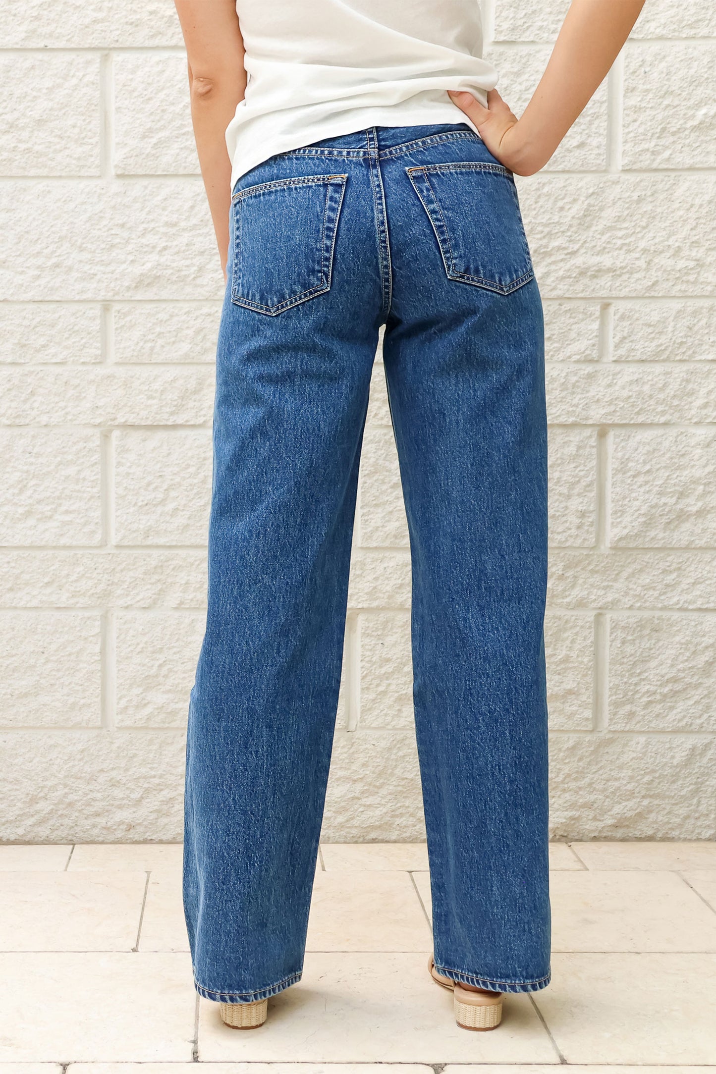 Grace Double Yoke Pintuck Jean