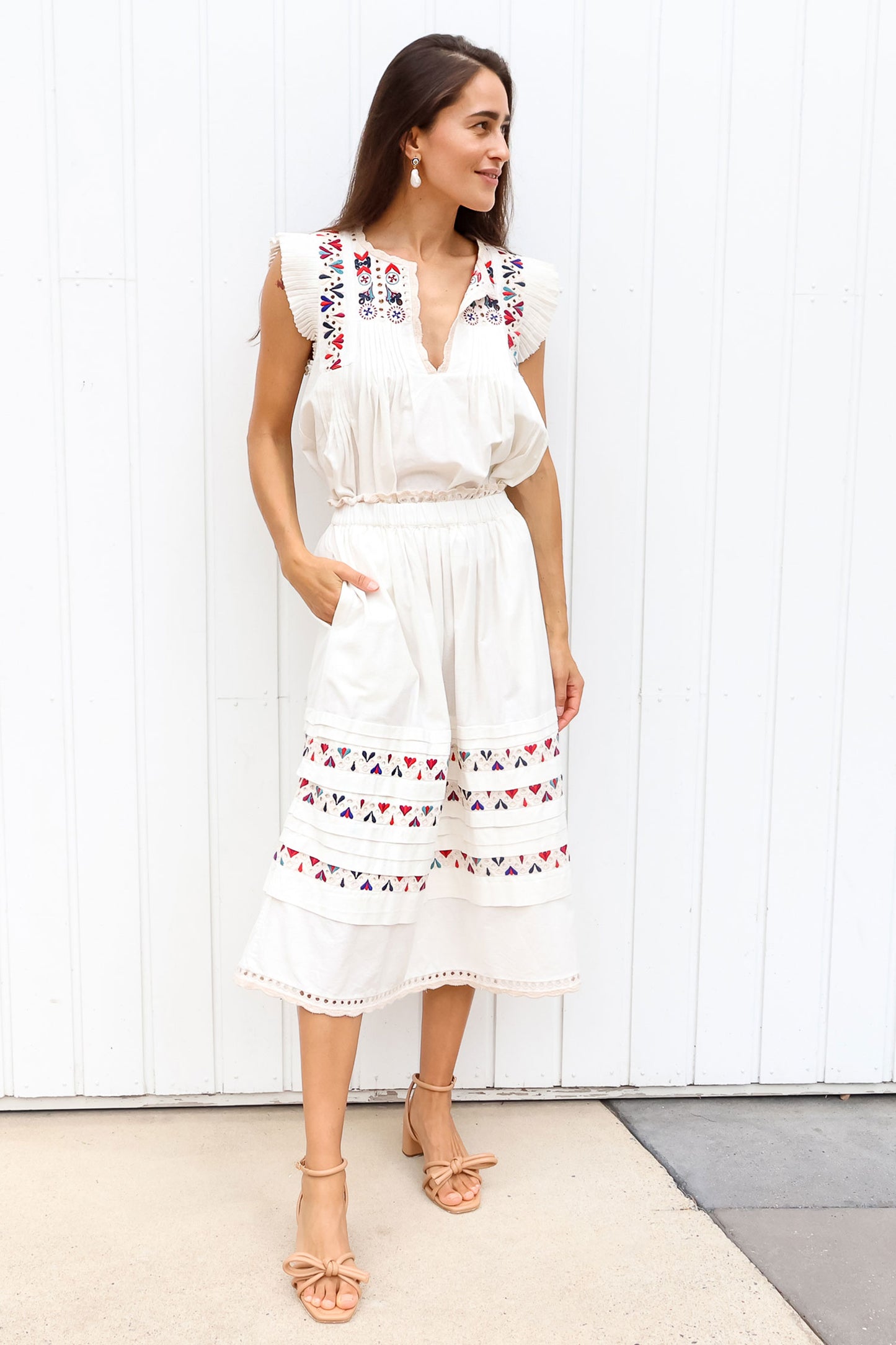 Alicia Embroidery Skirt