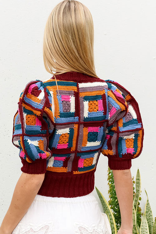 Camryn Crochet Sweater - FINAL SALE