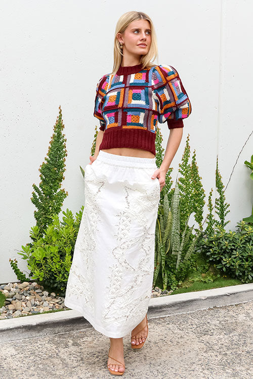 Camryn Crochet Sweater - FINAL SALE