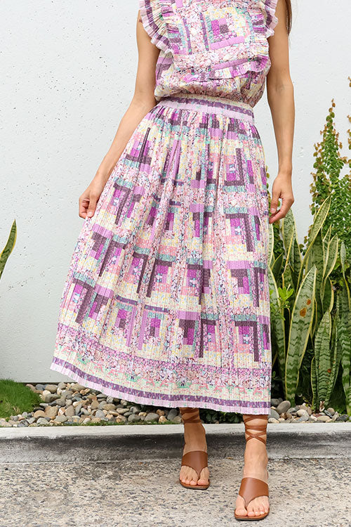 Naya Pleated Skirt - FINAL SALE – Samantha Ogilvie