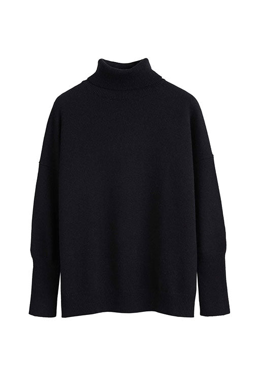 Relaxed Polo Sweater