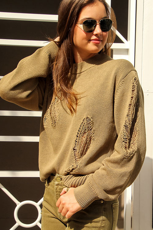 Applique Cotton Pullover - FINAL SALE