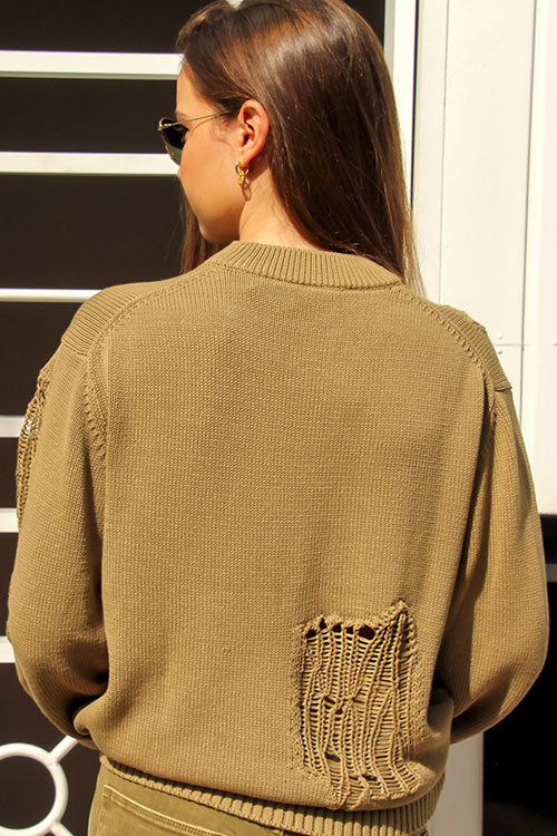 Applique Cotton Pullover - FINAL SALE
