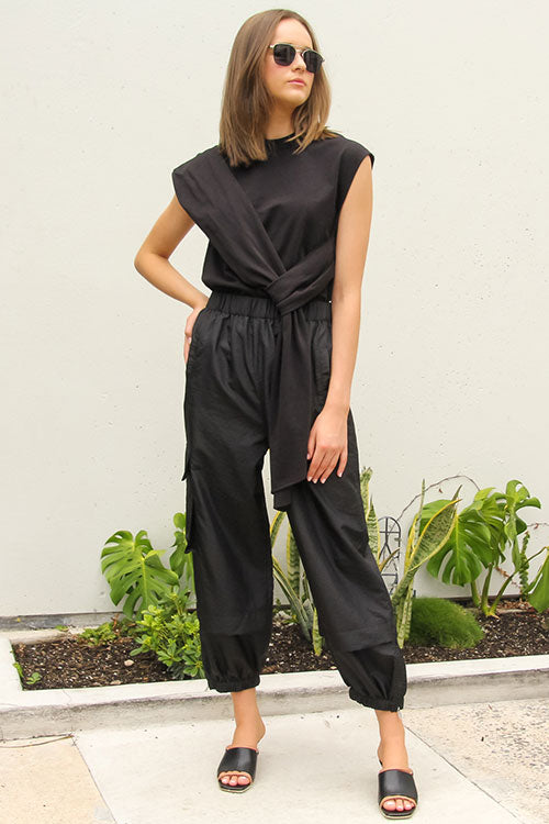 Punto Milano Draped T-Shirt - FINAL SALE