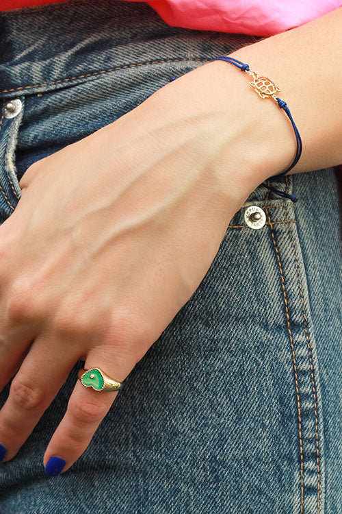 Mini Heart Signet Ring