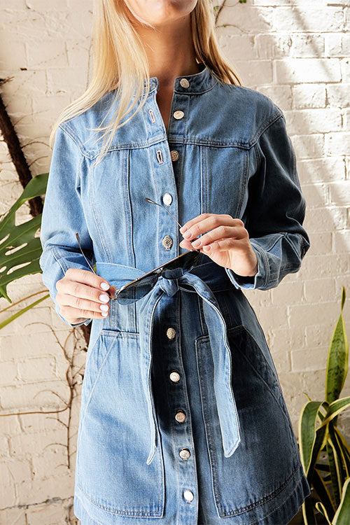Basia Denim Mini Dress