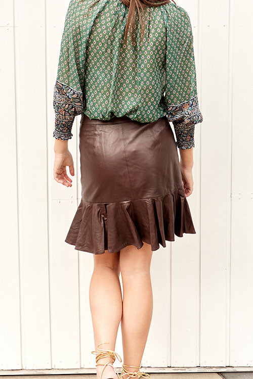 Saba Leather Skirt - FINAL SALE