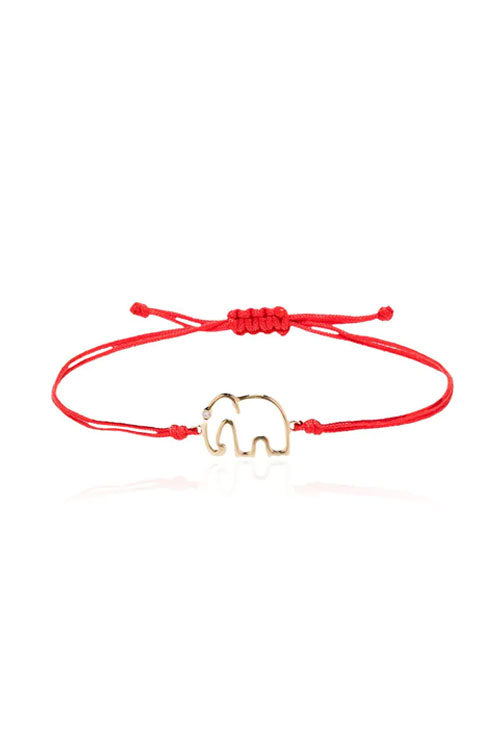 Elephant Cord Bracelet
