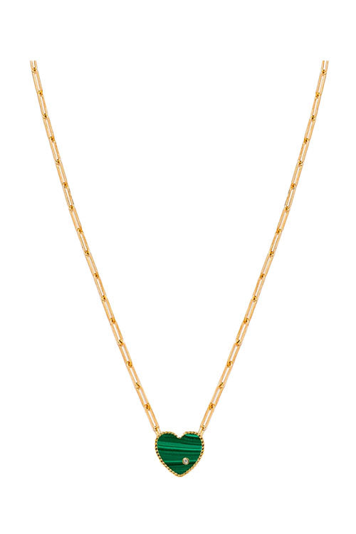 Solitaire Heart Necklace
