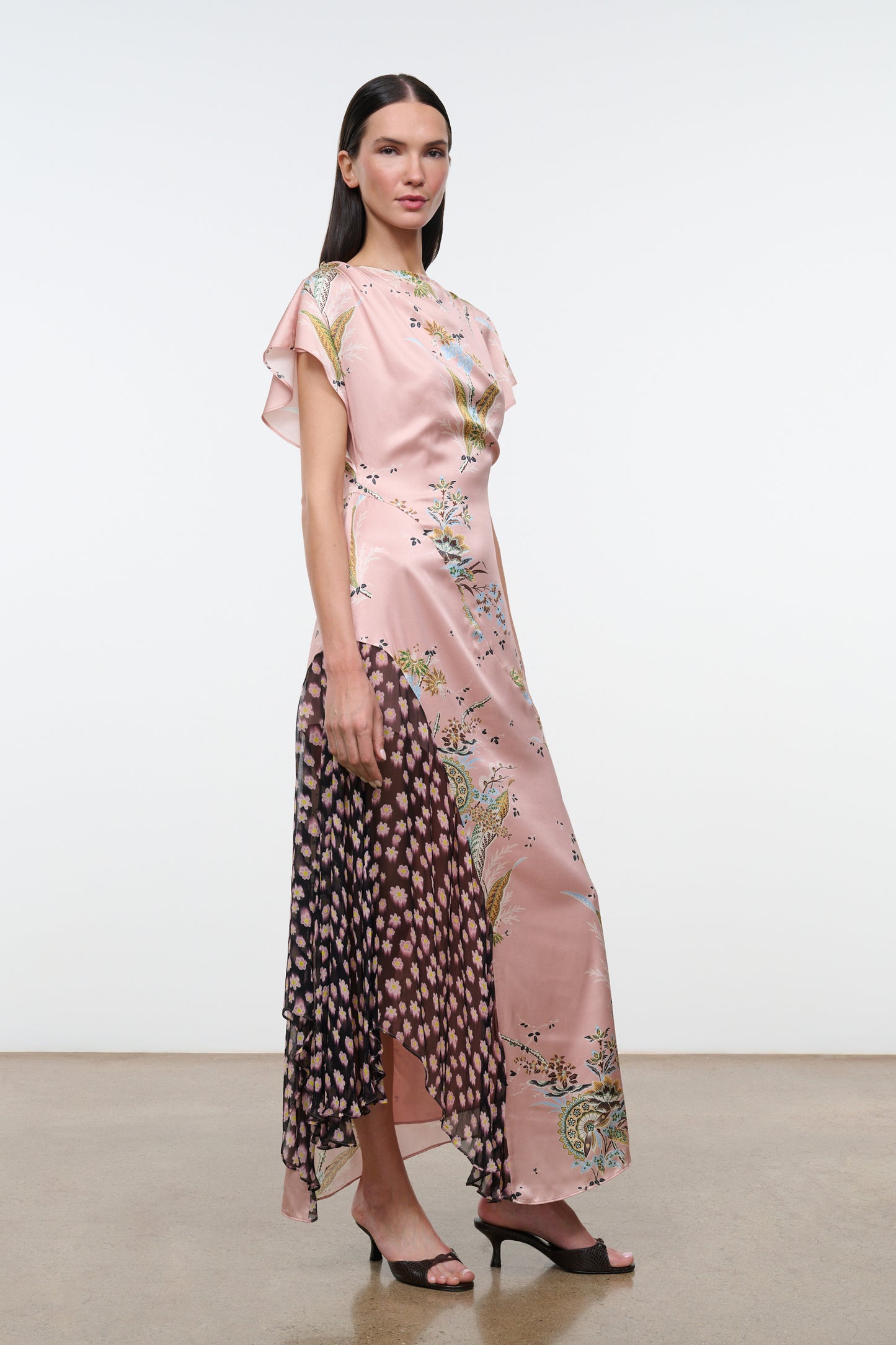 Fawn Silk Dress
