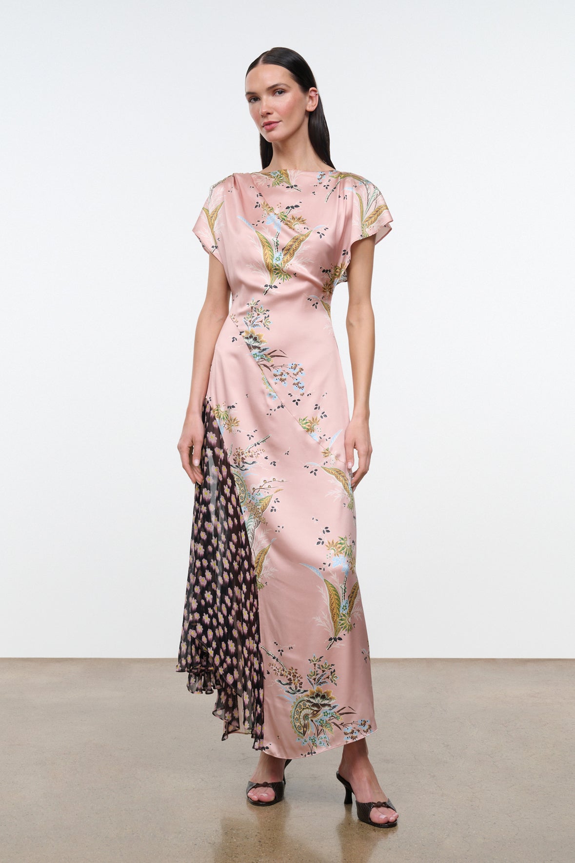 Fawn Silk Dress