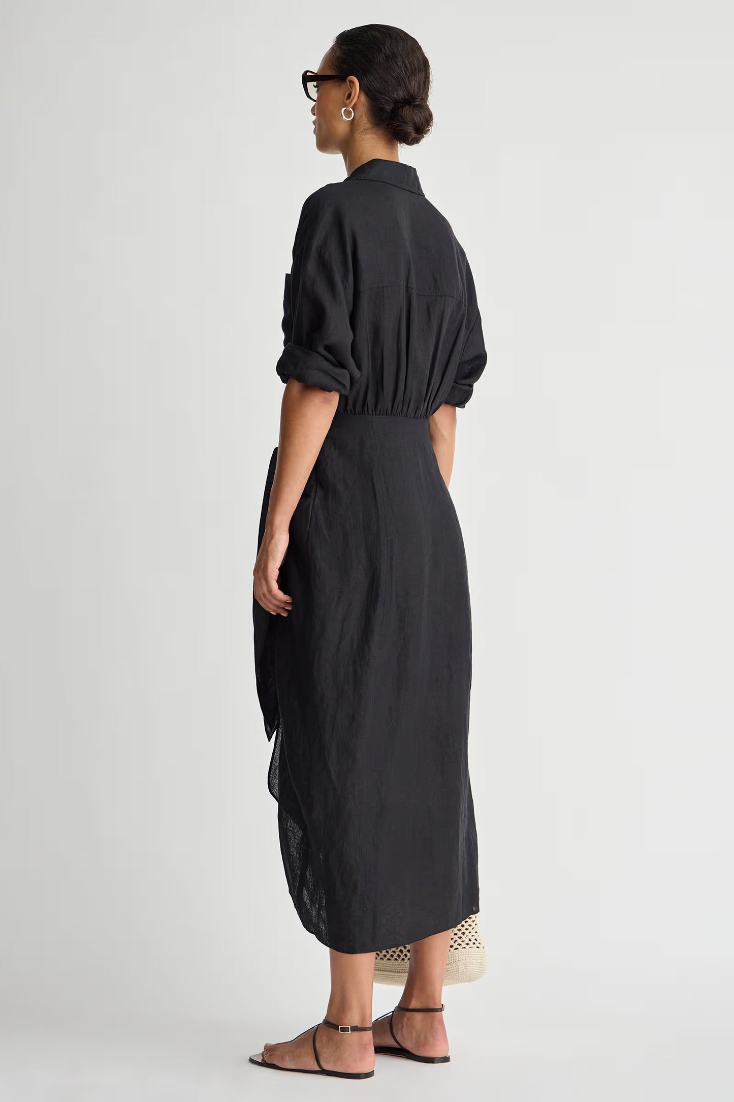 Alessandra Sarong Shirt Dress