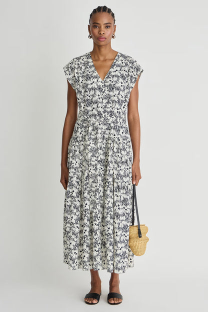 Textured Agathe Tier Maxi Dress