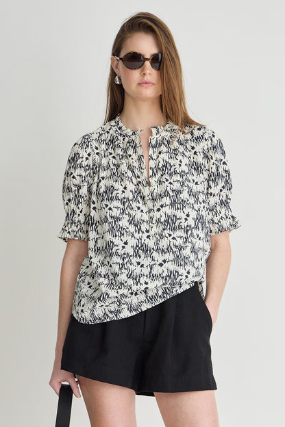 Textured Los Altos Top