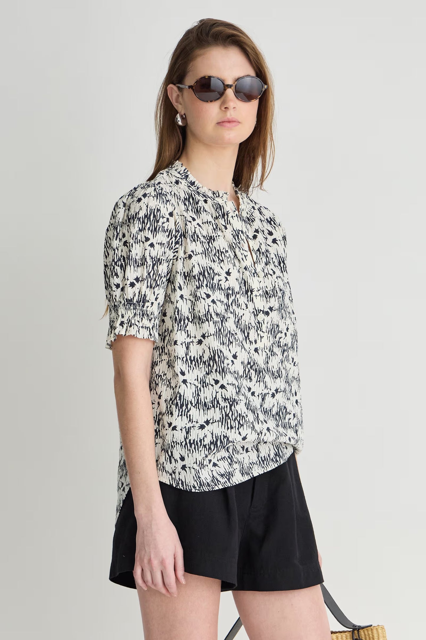 Textured Los Altos Top