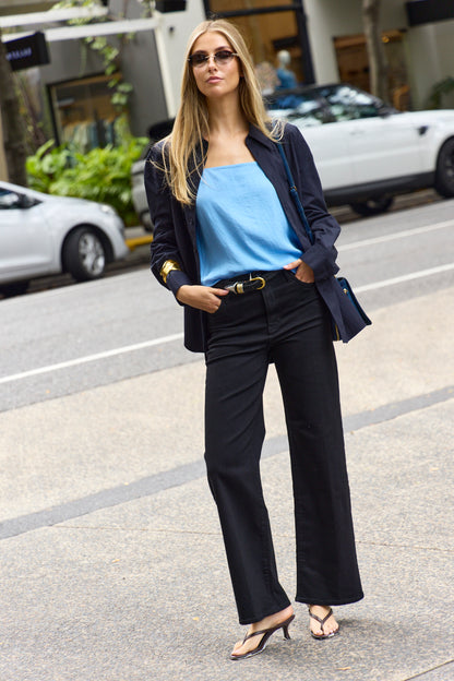 Eco Poplin Hinged Shirt