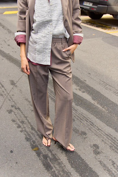 Tropical Wool Scottie Jogger - FINAL SALE