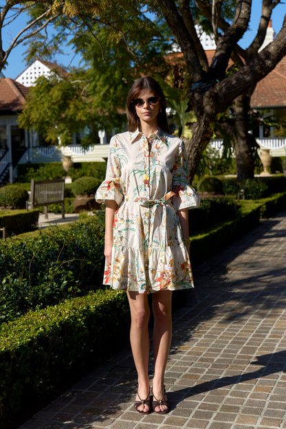 Floral Print Short Dress