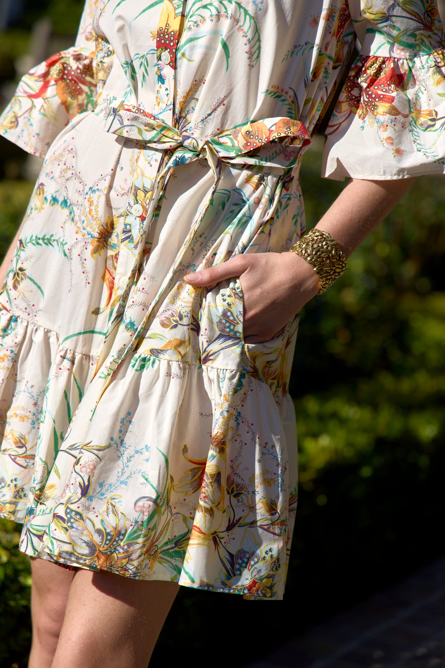 Floral Print Short Dress