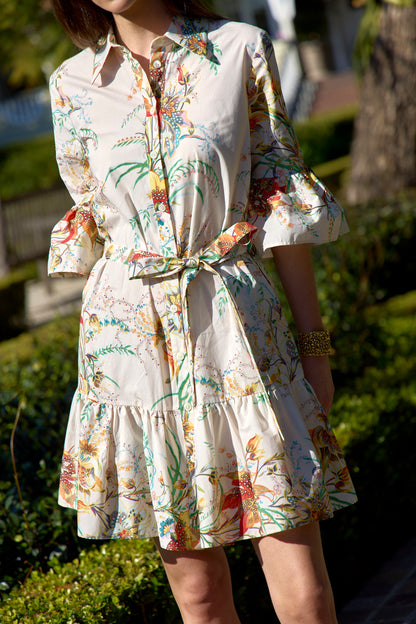 Floral Print Short Dress