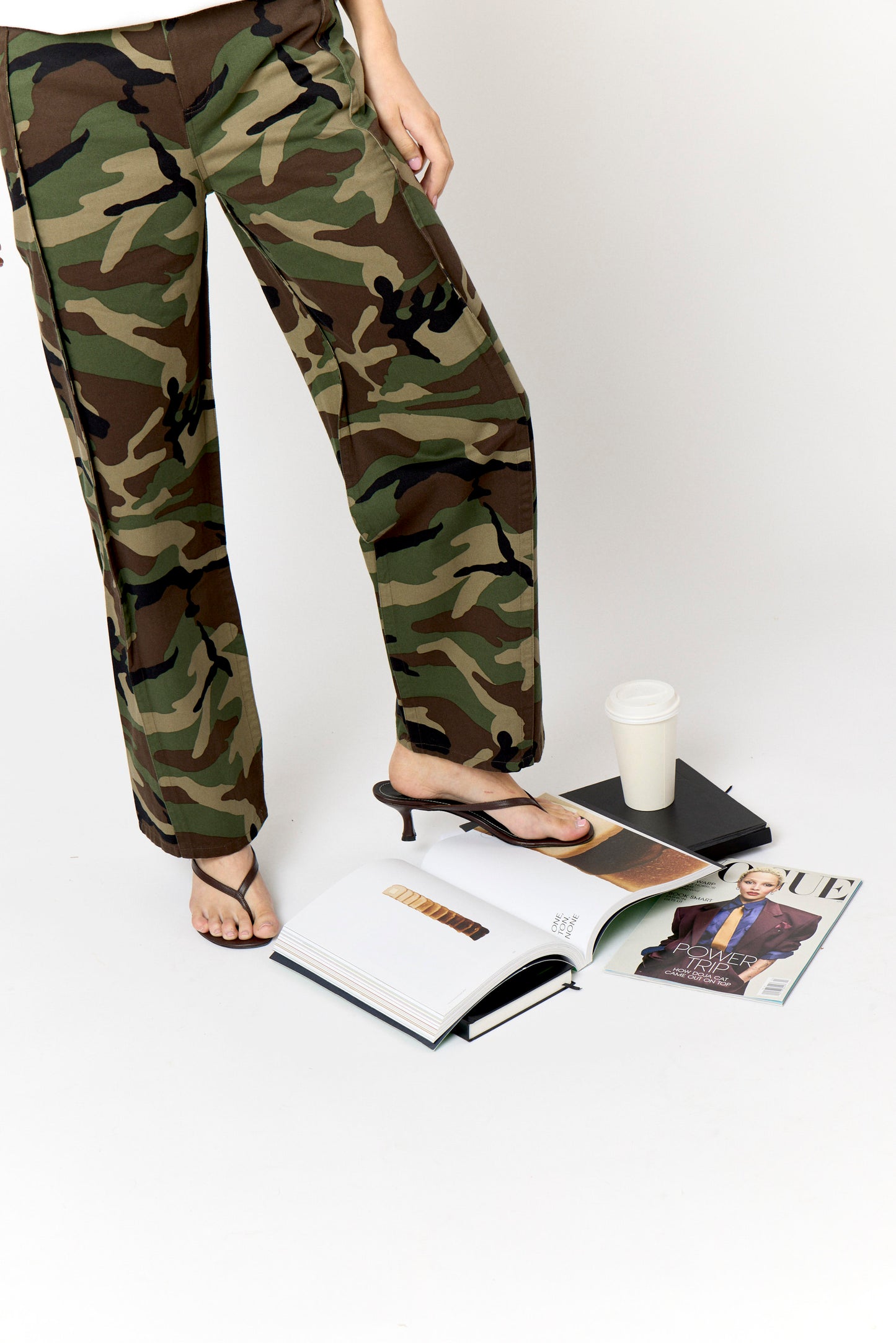 Camouflage Twill Tuck Jean