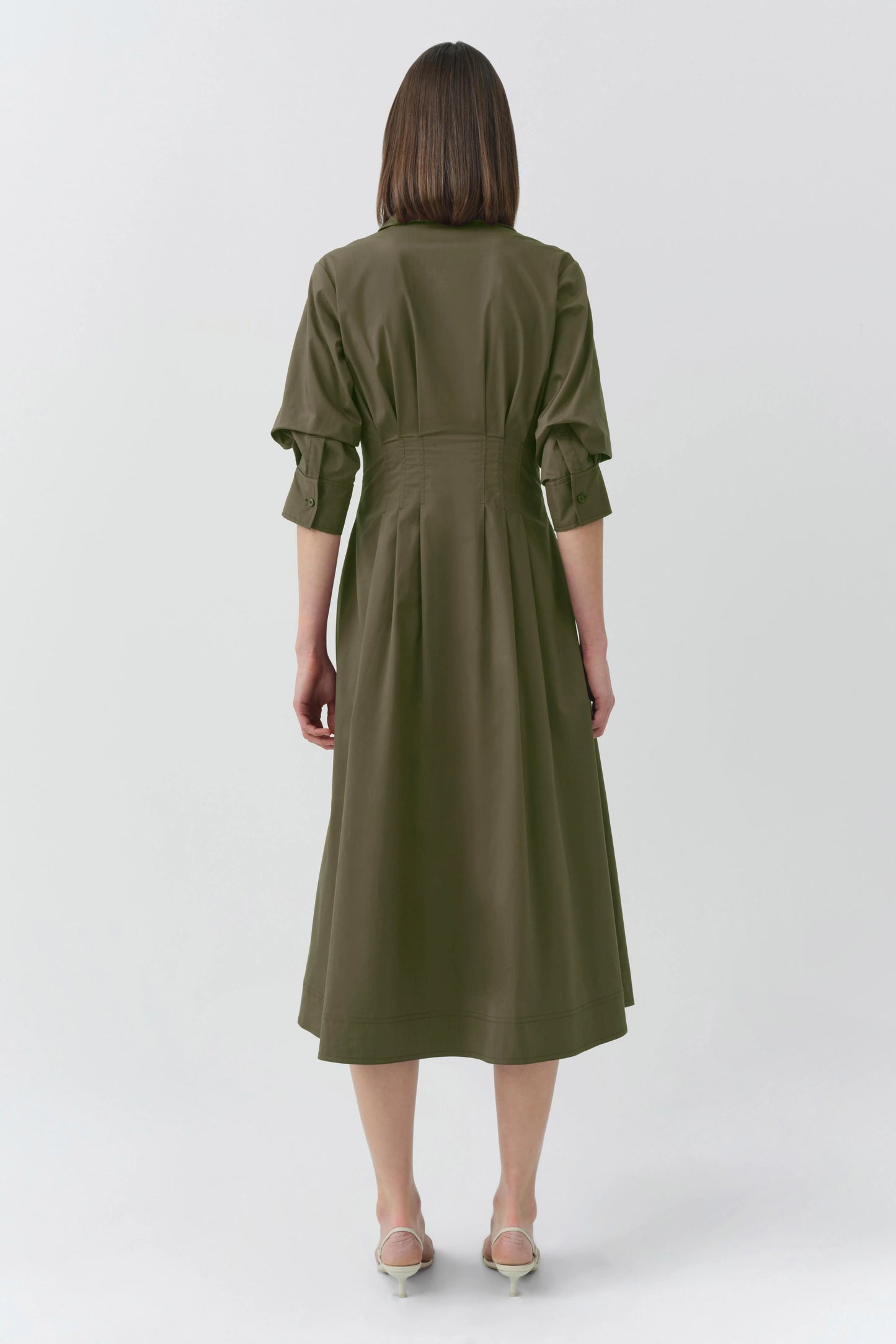 Jazz Pintuck Midi Dress