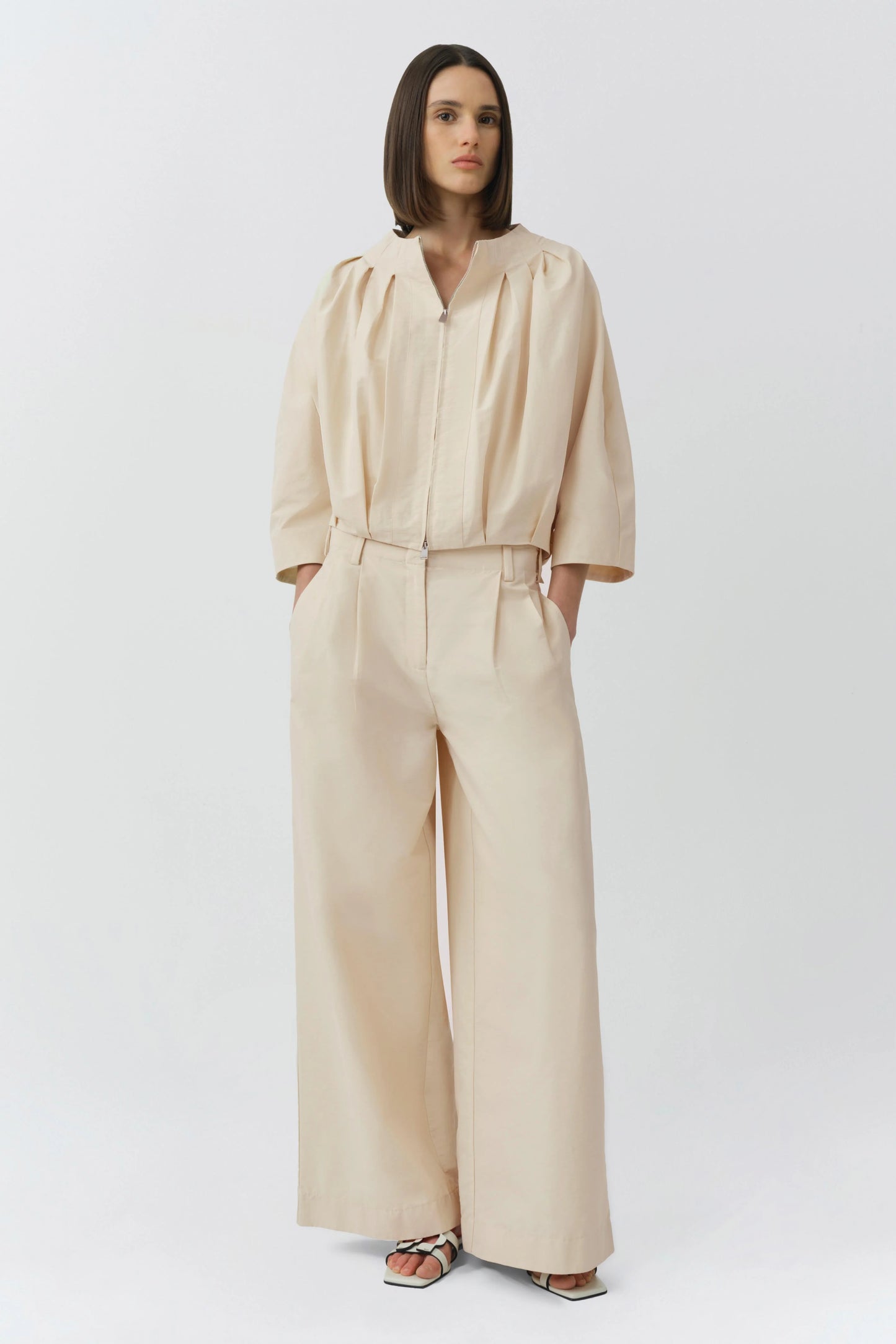 Jess Pleated Jacket