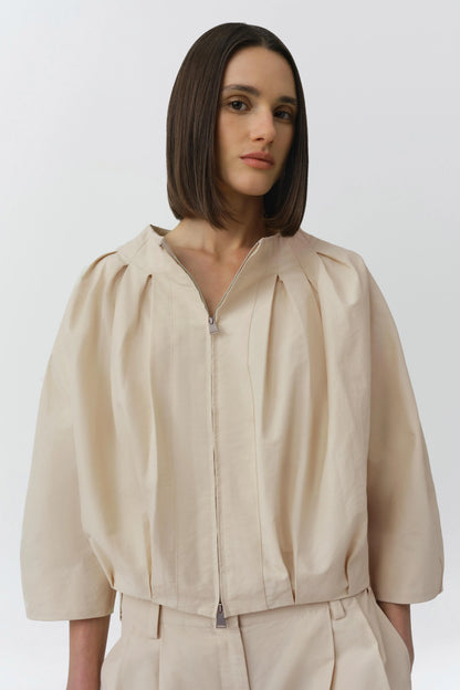 Jess Pleated Jacket