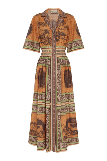 Alberta Smocked Shirtdress - FINAL SALE
