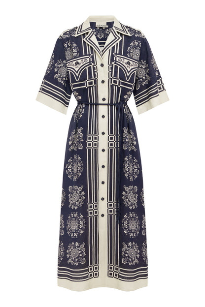 Banderra Linen Shirtdress