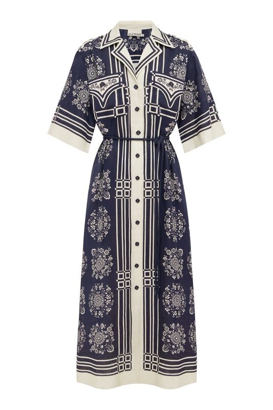 Banderra Linen Shirtdress