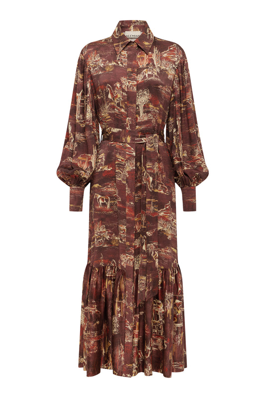 Ezra Silk Shirtdress