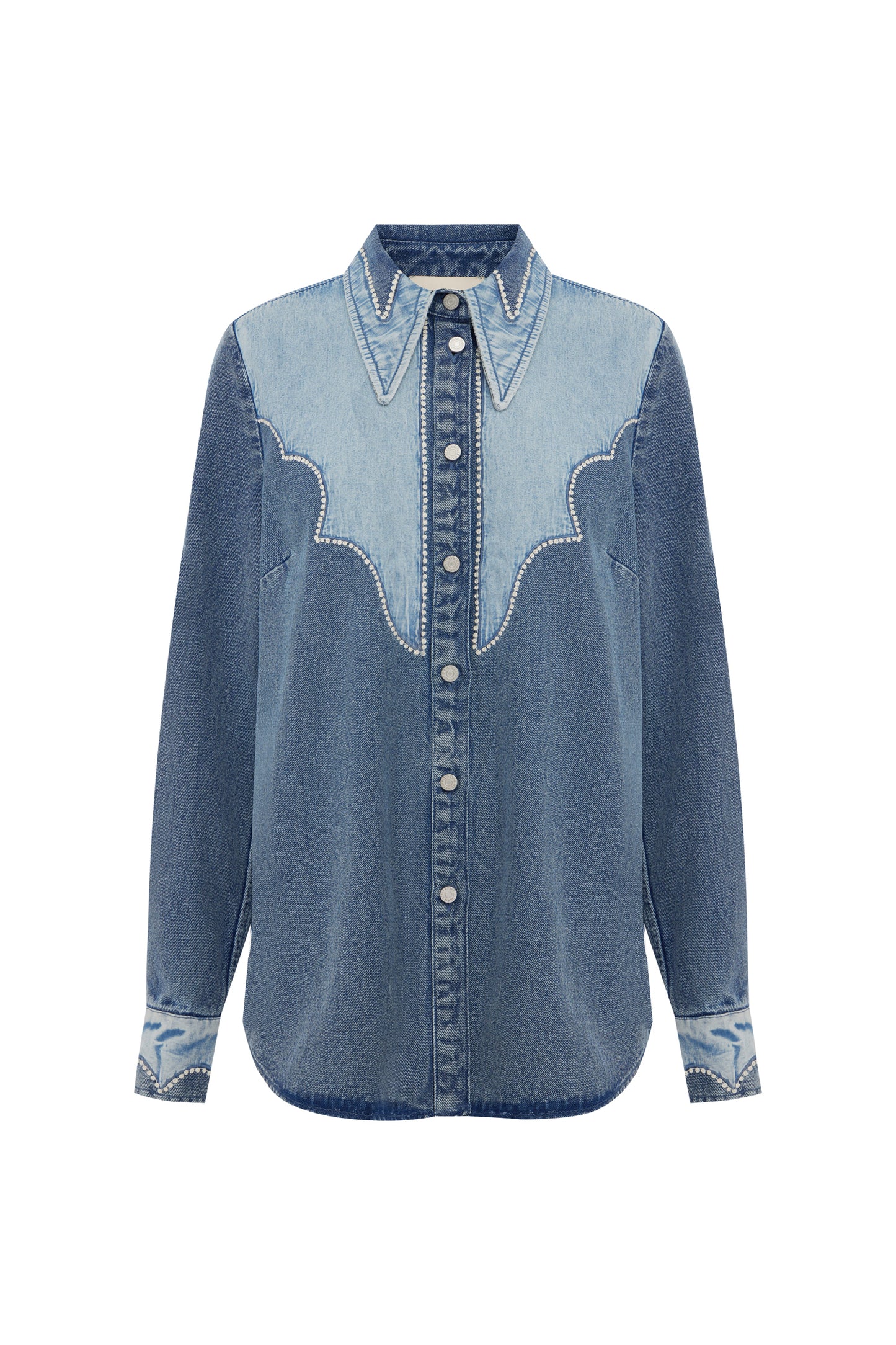 Jesse Denim Applique Shirt