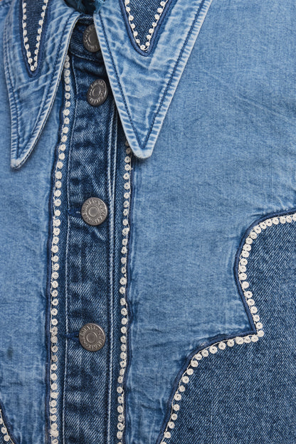 Jesse Denim Applique Shirt