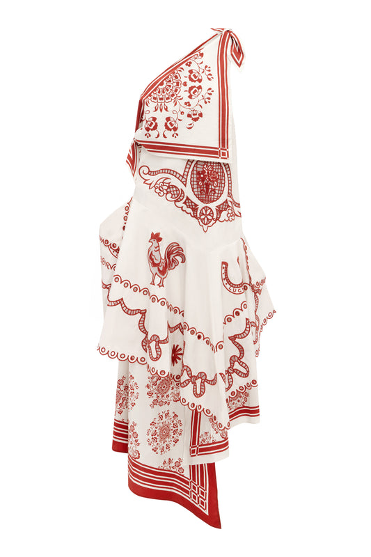 Giddy Embroidered Midi Dress