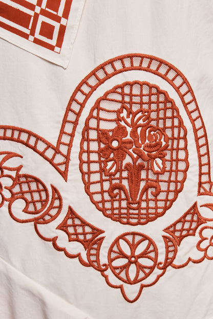 Giddy Embroidered Midi Dress