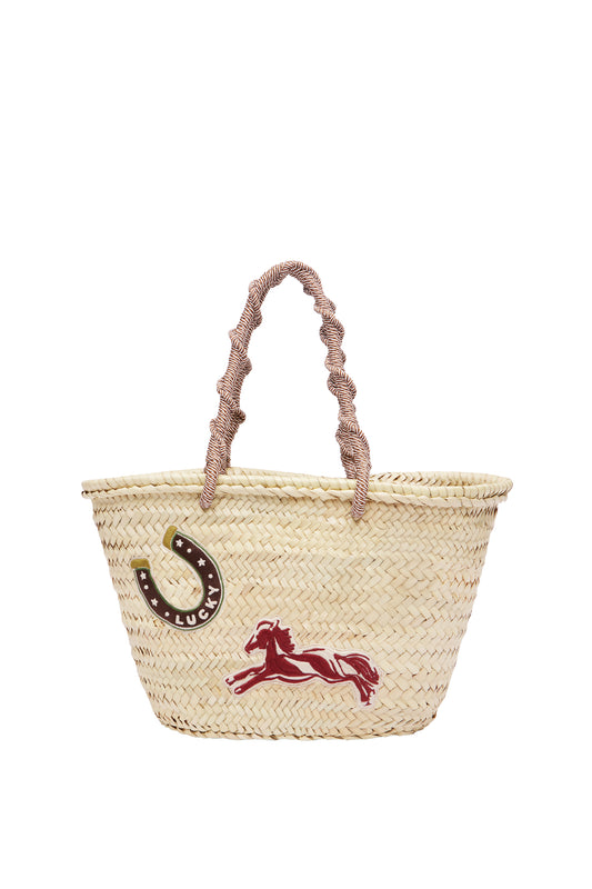 Ace Midi Macrame Basket Bag