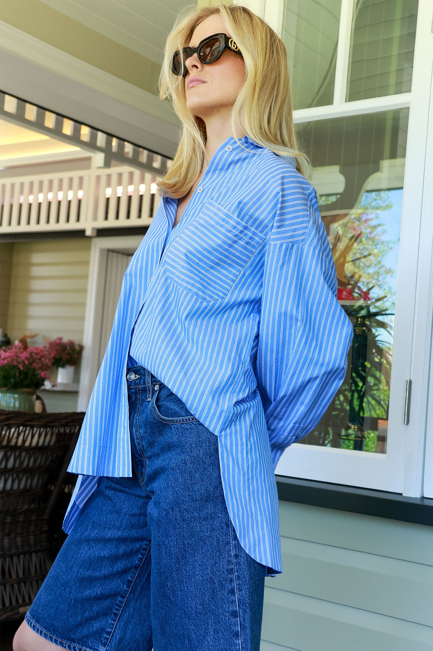 Aldea Oversized Button Down Shirt