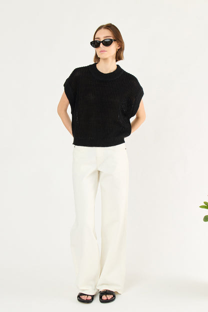 Oliva Linen Vest