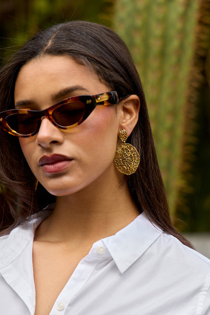 Vintage Lace Clip Earrings