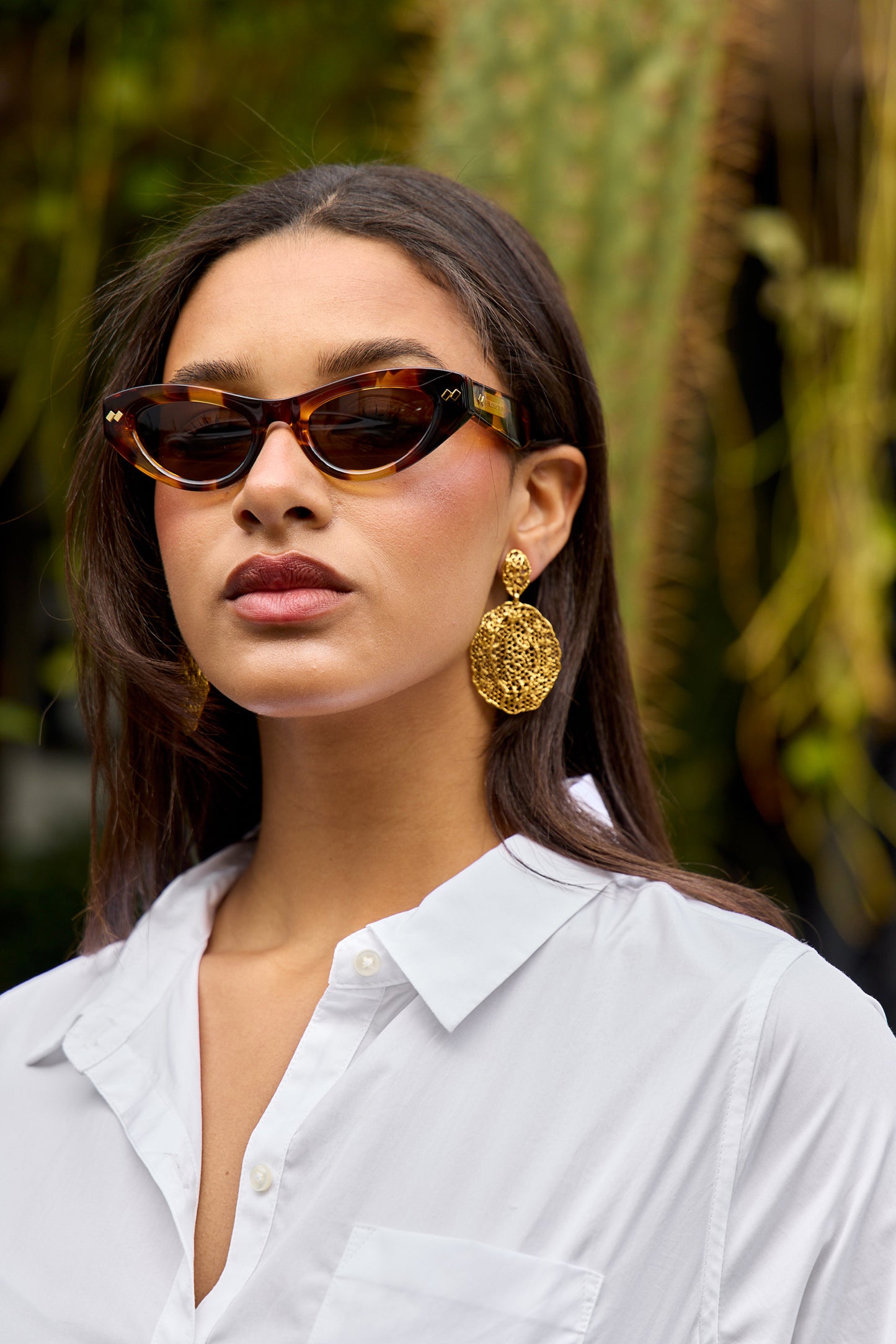 Vintage Lace Clip Earrings