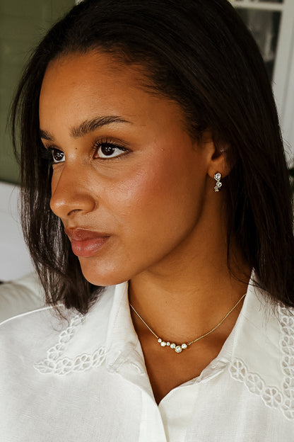 Asterales Small Hoop Earrings