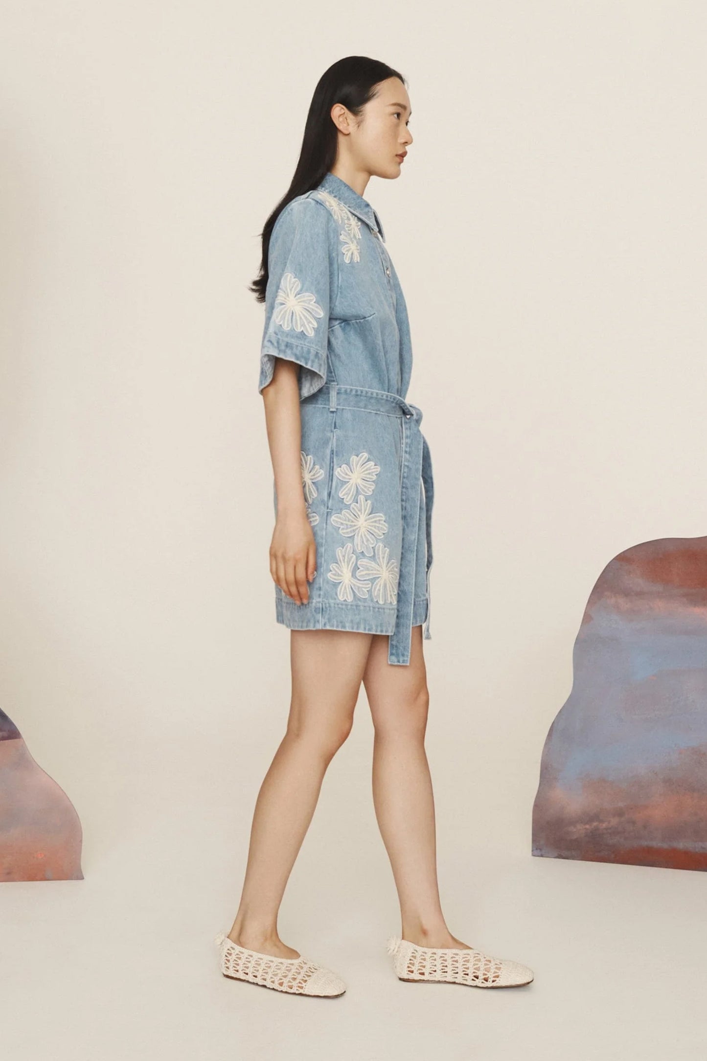 Charlene Denim Mini Dress