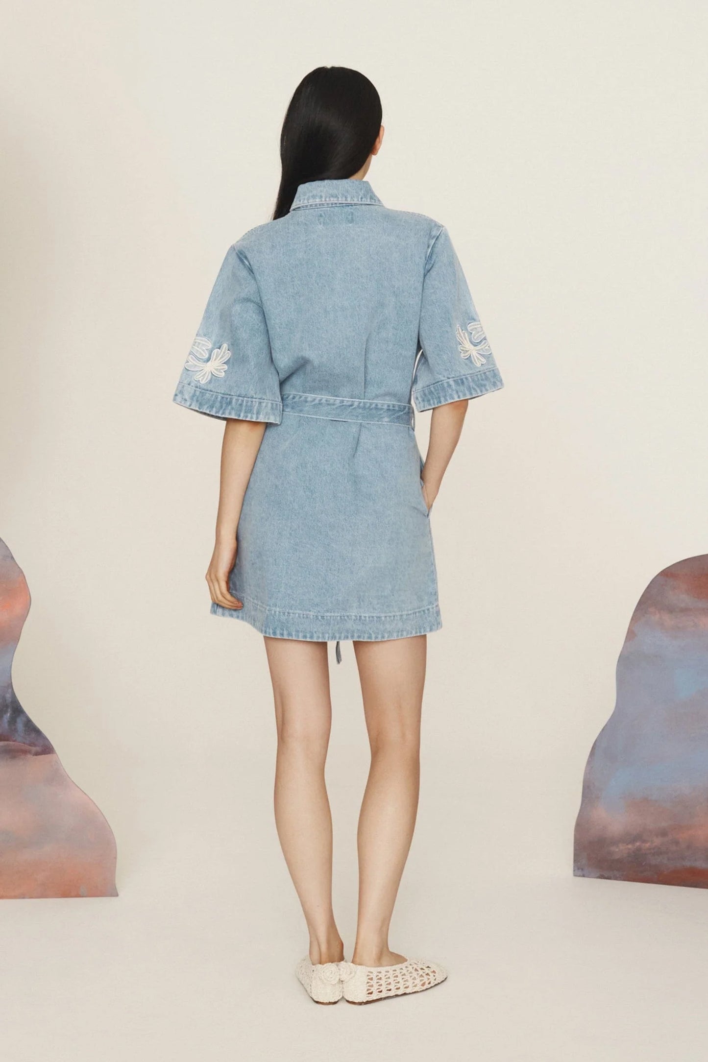 Charlene Denim Mini Dress